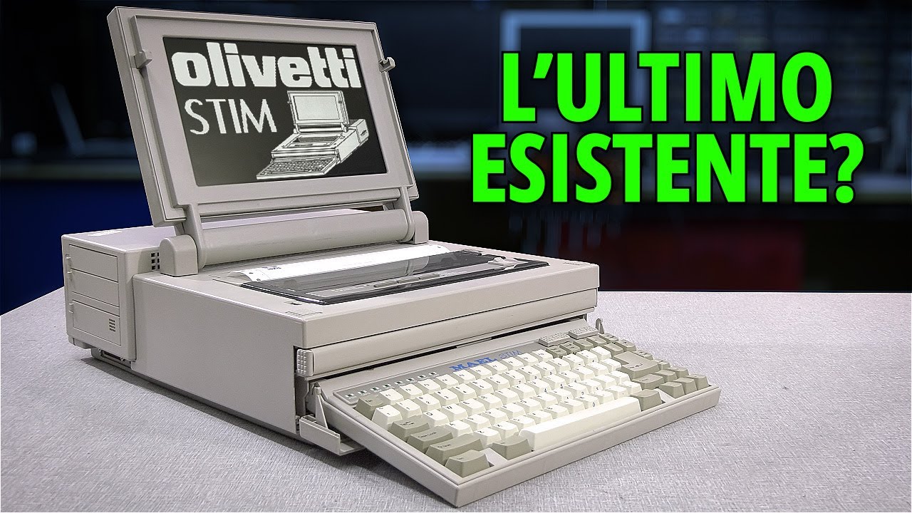 È l'ultimo computer INAIL esistente? -  Restauro il PC portatile Mael Stim Olivetti