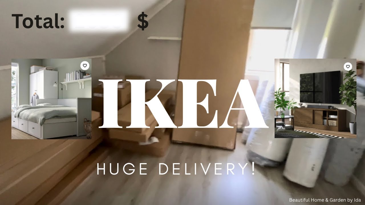 HUGE IKEA HOME DELIVERY | 8 Furniture Pieces! |  Assembly & Finished Results | Worth the money?