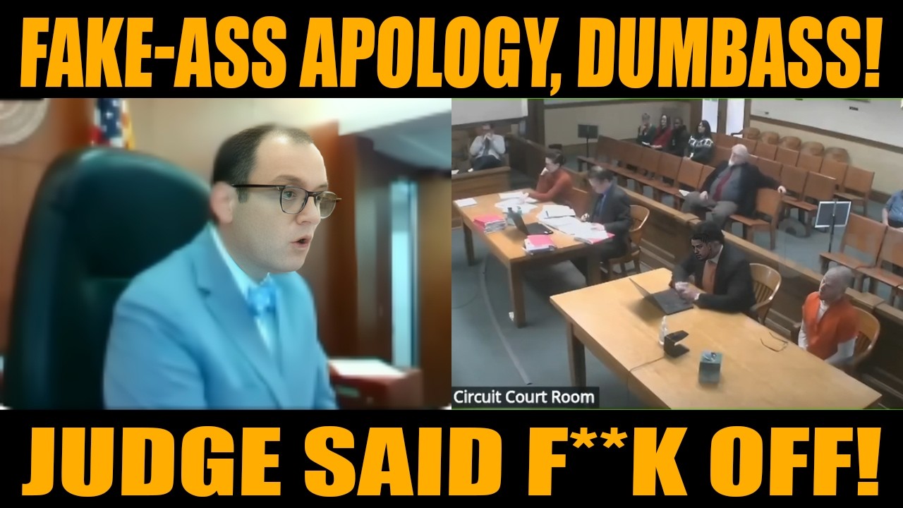 Judge DESTROYS Idiot Defendant’s Fake Apology… WOW!!! PRISON TIME!!!