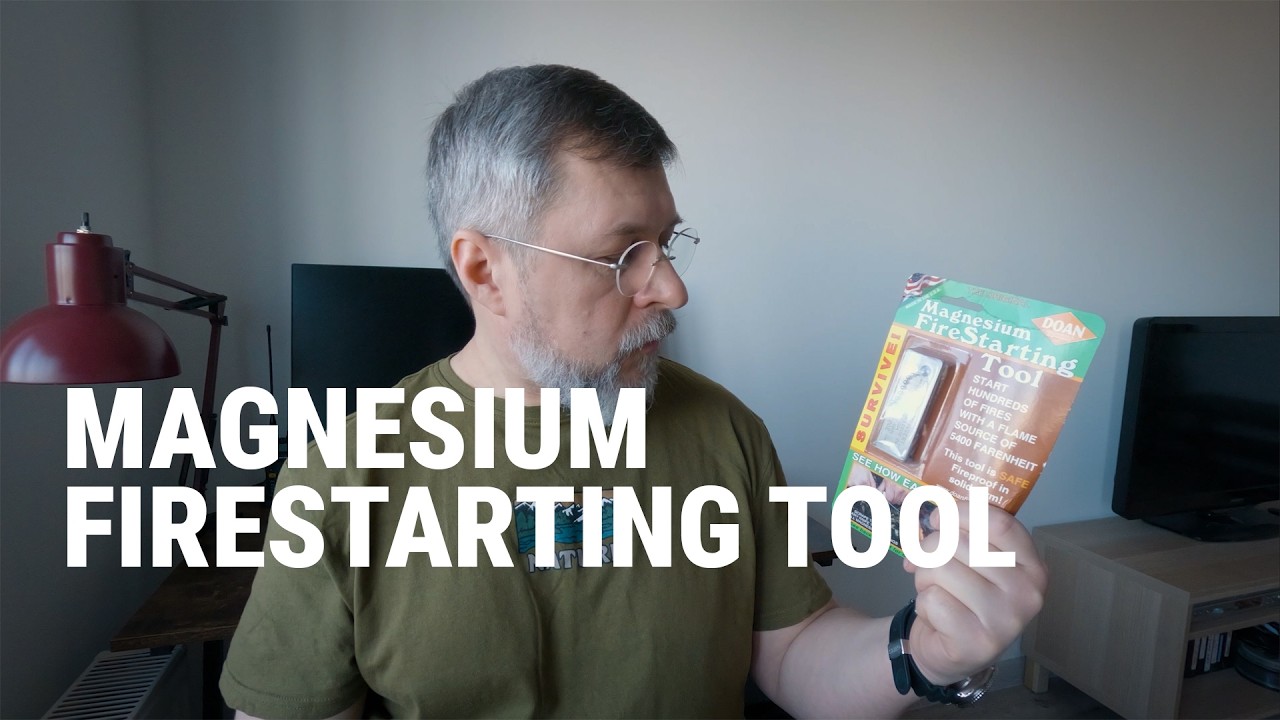 Профессиональный инструмент для разведения огня Magnesium FireStarting Tool. Часть 1.
