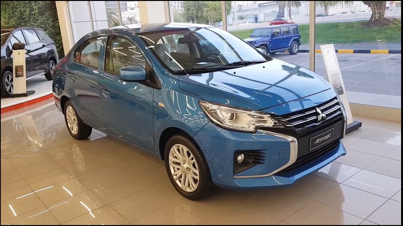 ميتسوبيشي اتراج 2021 فئة GLX وارد الزبير للسيارات افضل سعر رخيص في فئتها  mitsubishi attrage