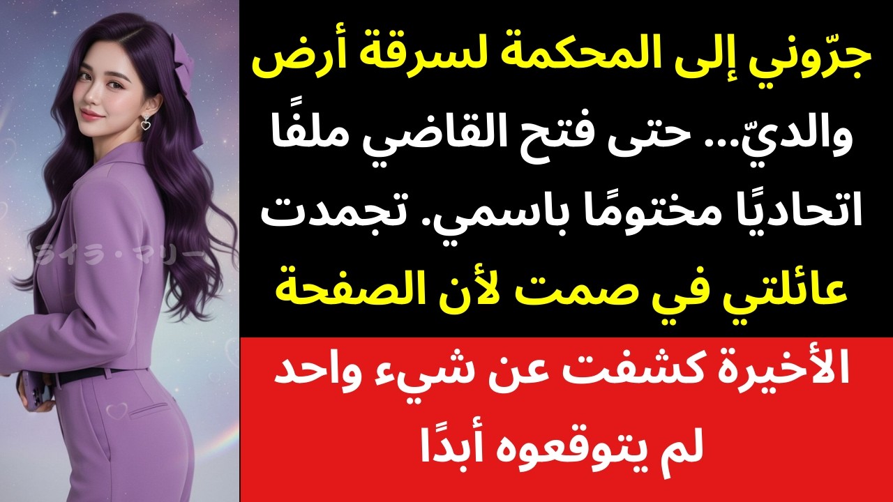 عائلتي حاولت أخذ كل شيء في المحكمة — لكن القاضي عندما فتح ملفي وقف مذهولًا ⚖️😳