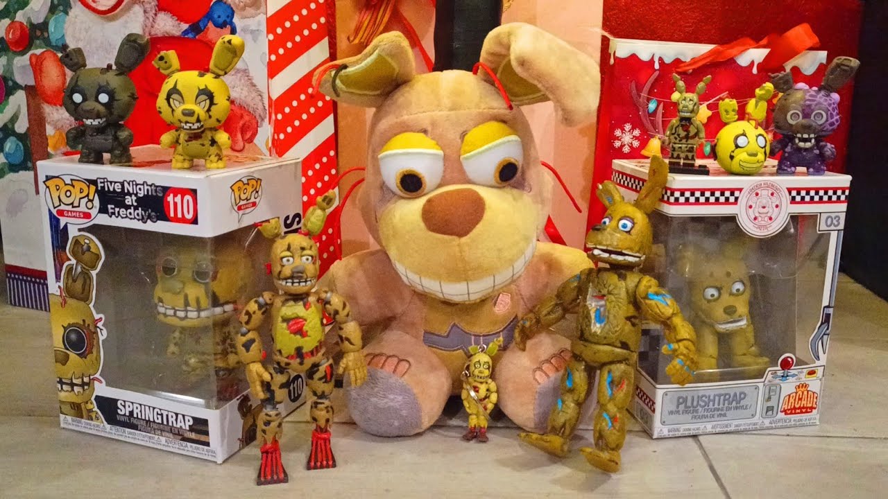 РАСПАКОВКА SPRINGTRAP!!! | Мягкие игрушки FNAF Funko от Lego, пиратские рождественские издания