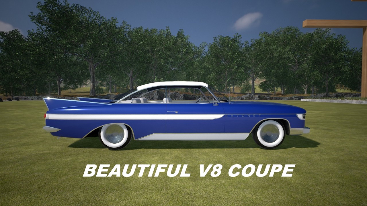 BEAUTIFUL V8 COUPE-Automation&BeamNG