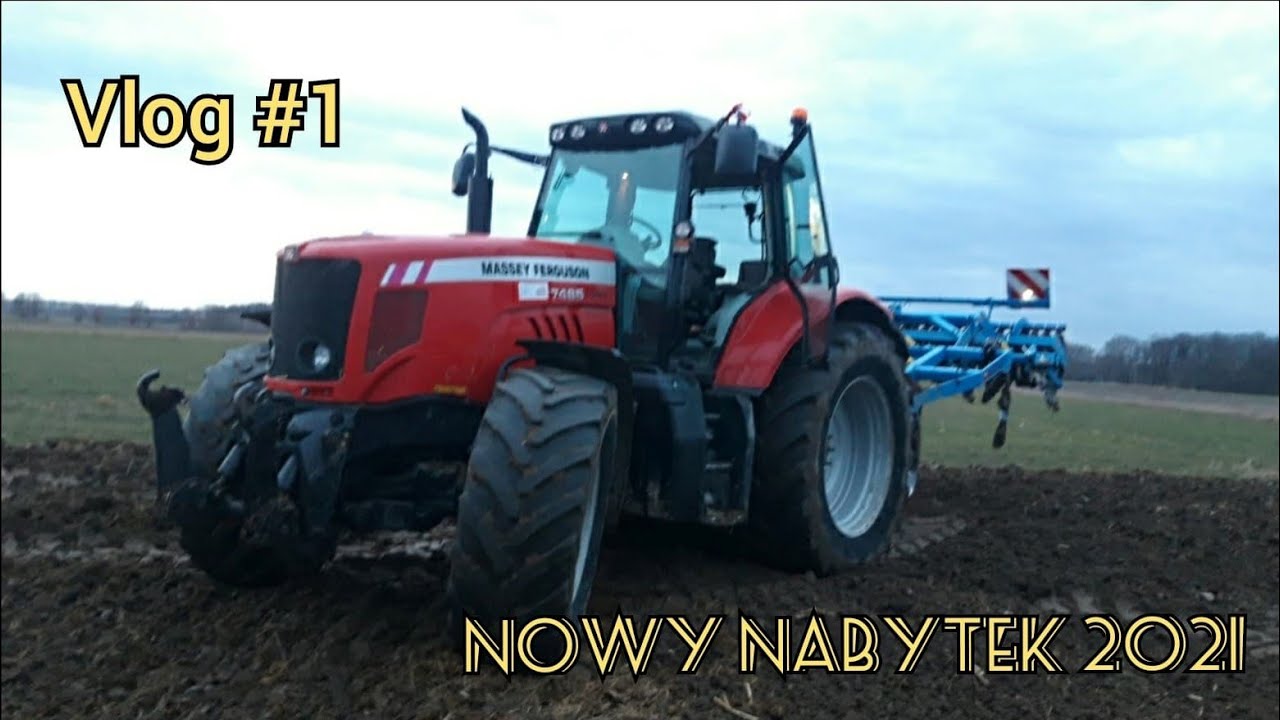 Odświeżam kanał - uprawa bez orkowa - Nowy nabytek 2021 - MF 7485 Dyna VT & AgroLift ABP 3.0- Vlog#1