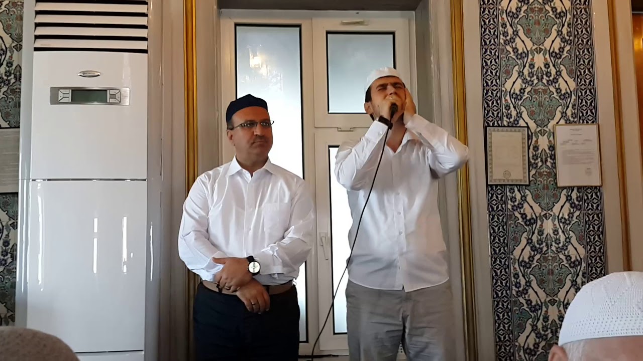 Ali Samet Sarı ve Bayram Karakoç Cuma Çifte İç Ezan Nihavent makamı (Florya Basınköy Camii 2015)