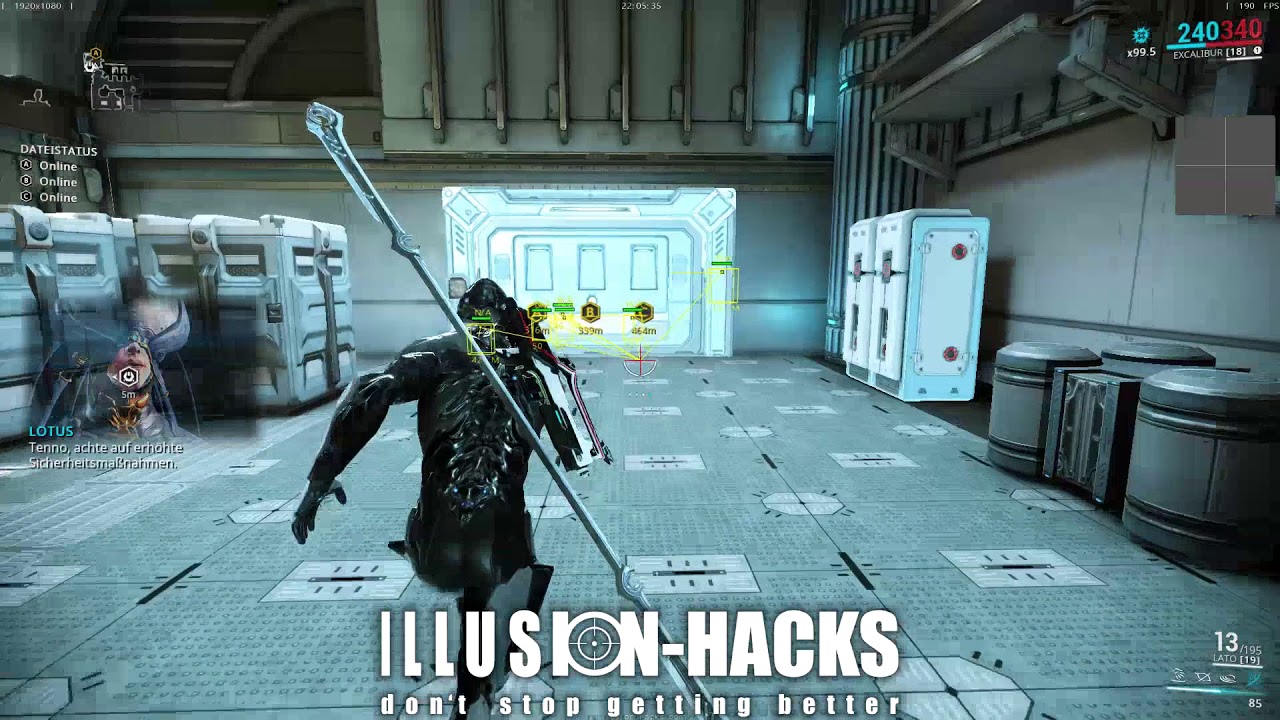 Warframe Hack | Instant Kill | ESP | Aimbot | Illusion-Hacks