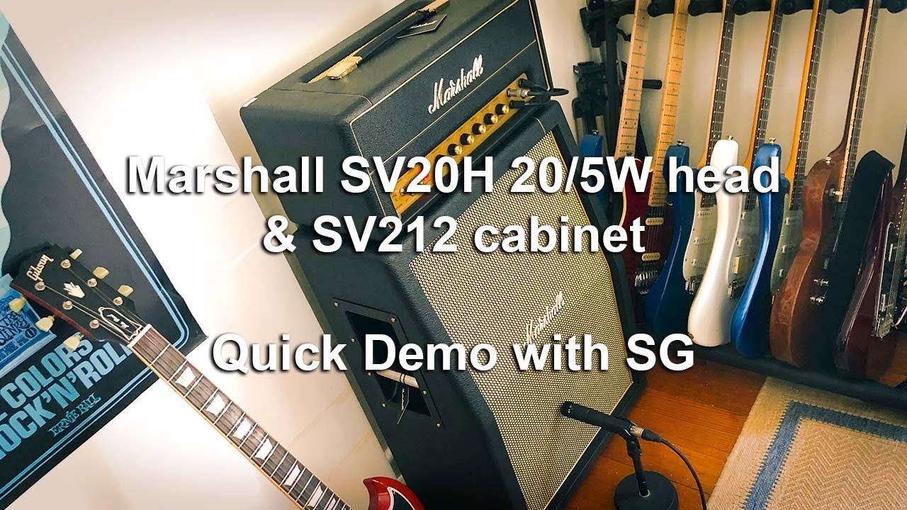 Marshall SV20H & SV212 - SG Quick Demo