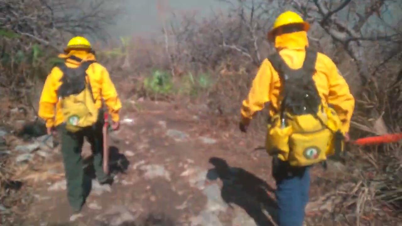 el fuego casi nos alcanza