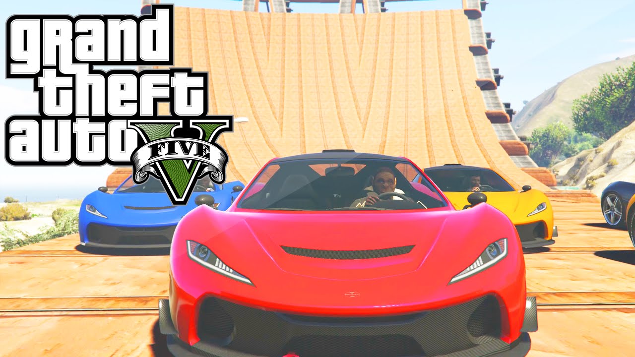 MILITARY SKATE PARK! (GTA 5 Funny Moments)
