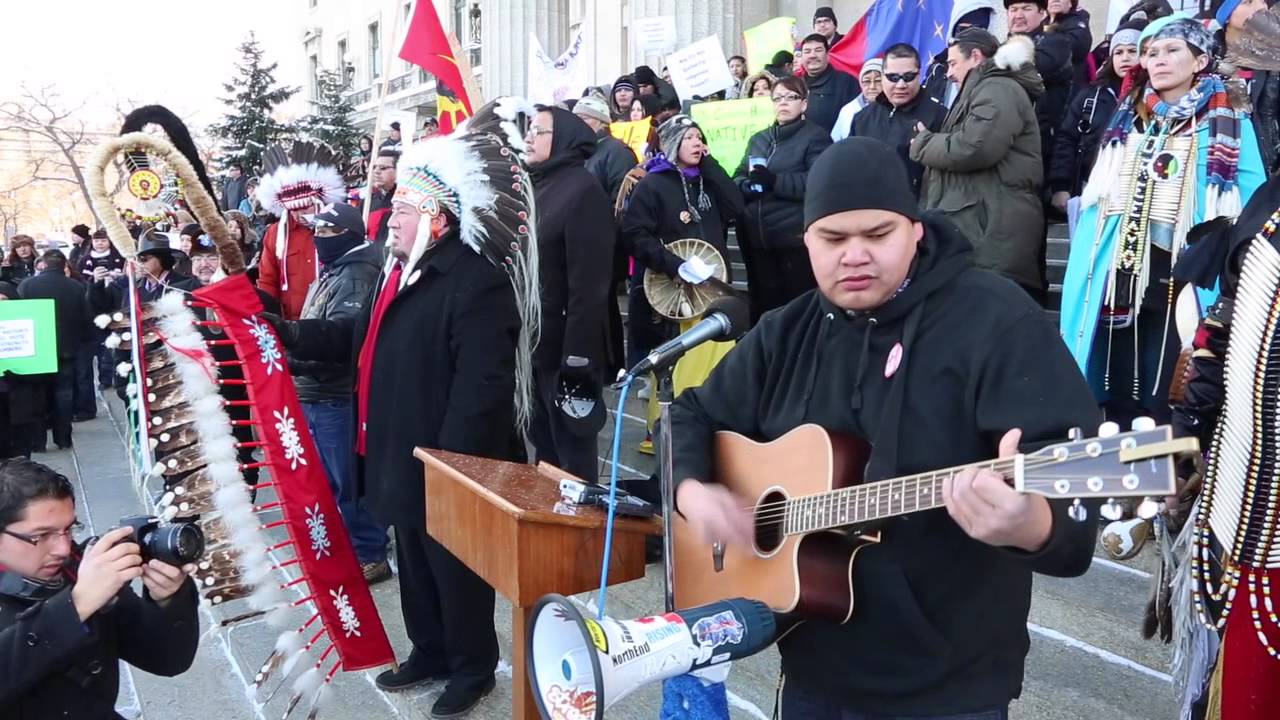Idle No More - Winnipeg December 21 Winnipeg - Leonard Sumner