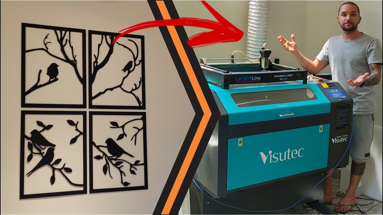 Fabricar Quadro Vazado de MDF em Laser CNC