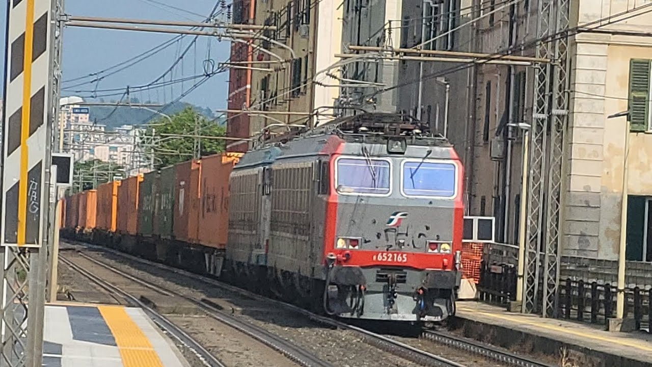 Treni merci tra Genova e Torino