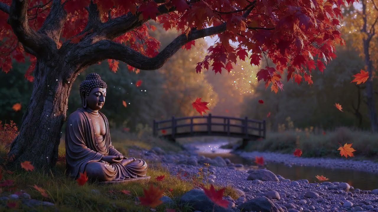 10 Minutes of Autumn Peace: Relaxing Forest Meditation for Mind & Soul 🍂🧘‍♂️ | Pure Zen Library