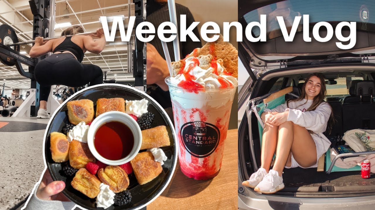 Weekend Vlog | Beach Reading, Brunch
