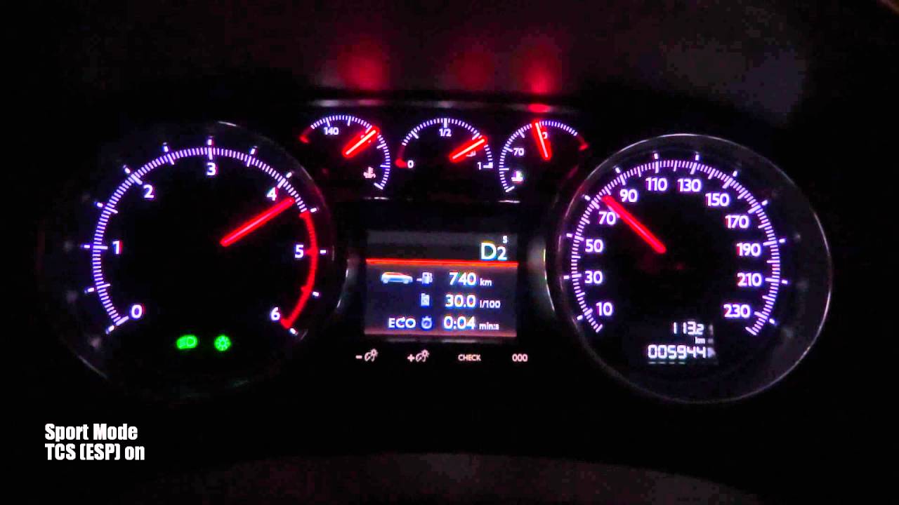 2016 Peugeot 508 RXH 2.0 HDi 180 HP Acceleration Test 0-100 km/h 0-140 Speed