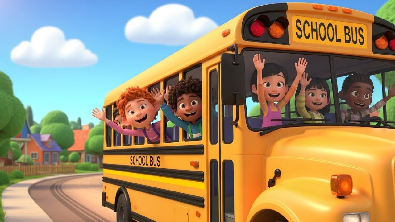 The Wheels on the Bus | Nursery Rhyme for Kids | Sing, Learn & Have Fun