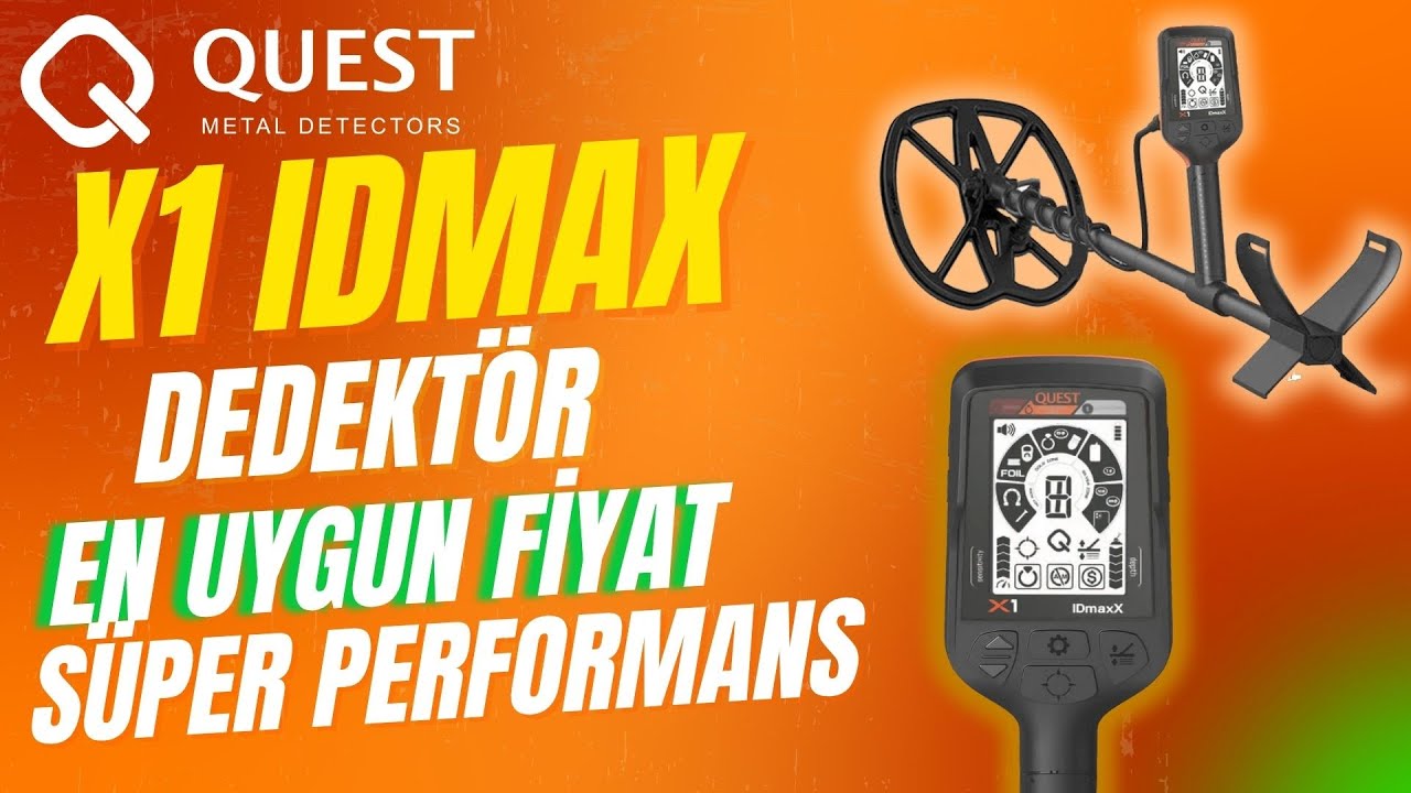 QUEST X1 IDMAX - Uygun Fiyatlı ve Yüksek Performanslı Metal Dedektörü