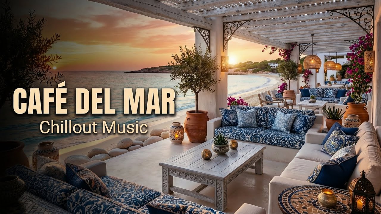 Beach & Lounge Chillout | Chillout Lounge for Stress Relief & Ease | Mediterranean Terrace Mix 2026
