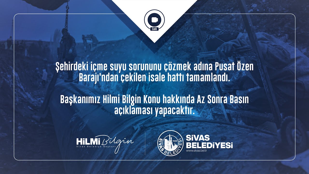 #CanlıYayın - Başkanımız Hilmi Bilgin basın a&ccedil;ıklaması d&uuml;zenliyor