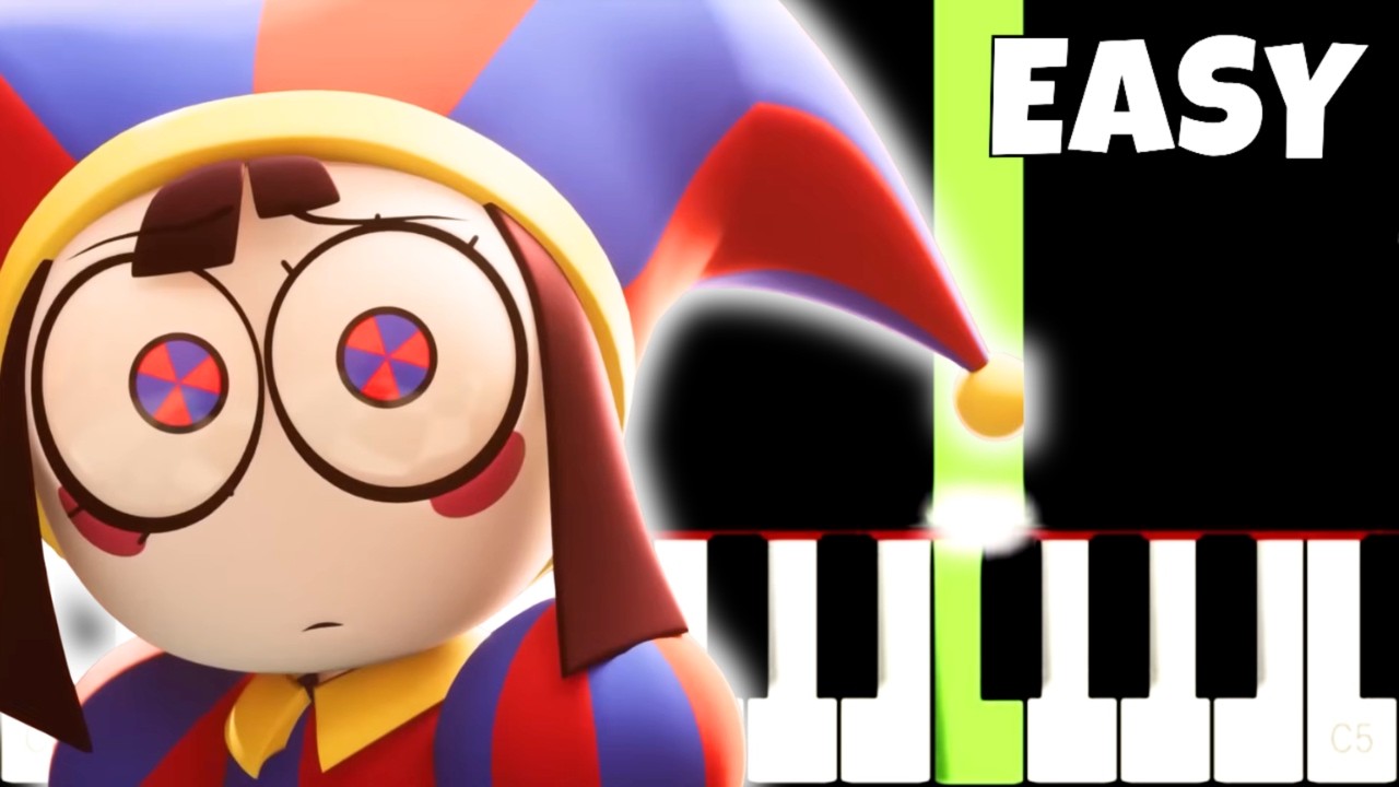 The Amazing Digital Circus 8 Trailer - EASY Piano Tutorial