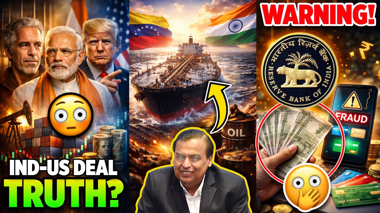 Truth behind INDIA-USA Deal😳 Effect on STOCK Market?🚨 Reliance Big Move😍 RBI New Rule,Gold,Price,OMG