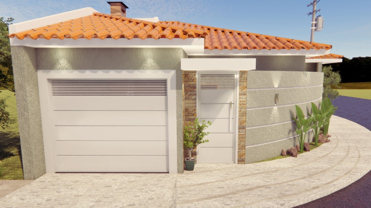 CASA PEQUENA E MODERNA | 2 QUARTOS | 2 FACHADAS - CASA DE ESQUINA !!