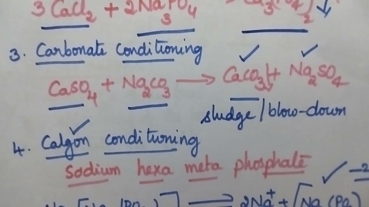 #Internal treatment of water#Water Technology# Engineering Chemistry #short video# JNTUH #JNTUK