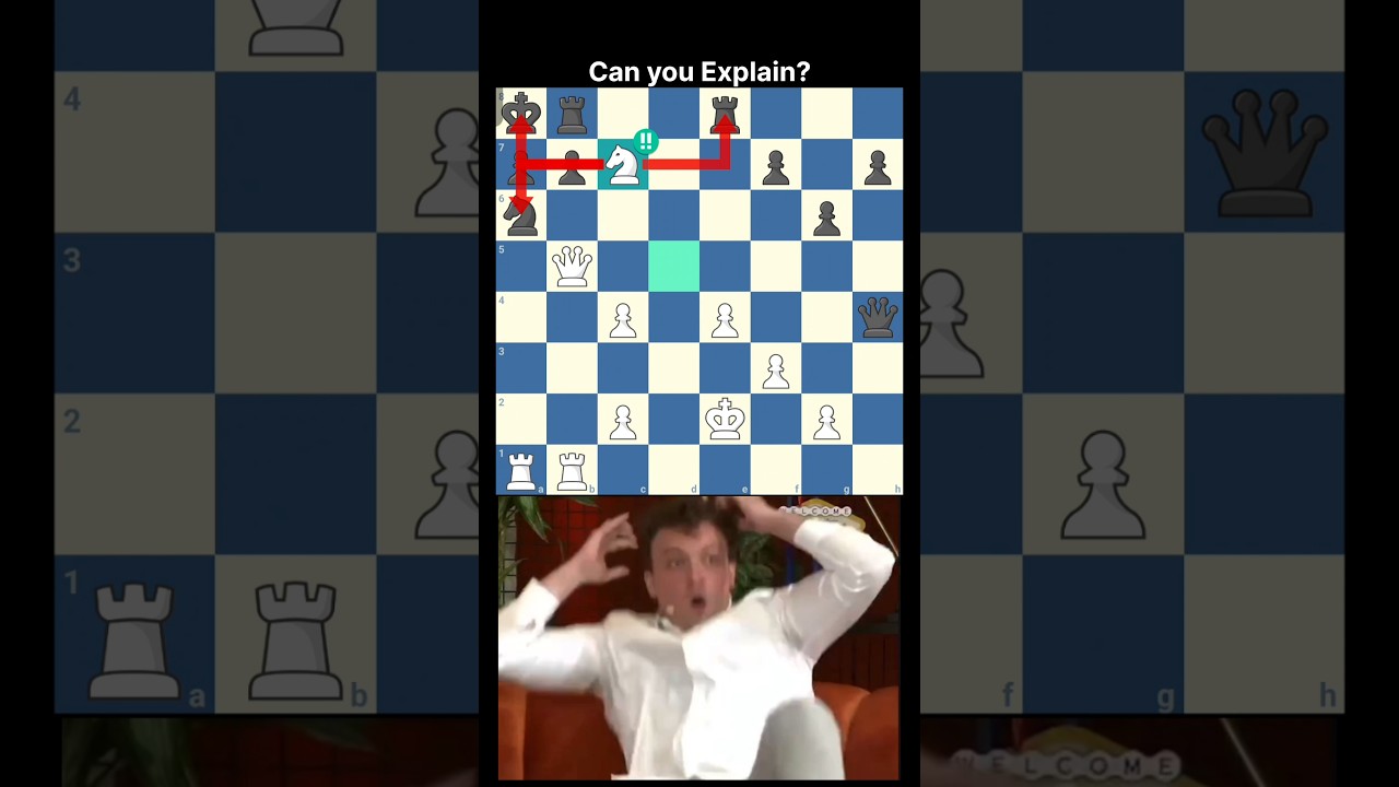 BRILLIANT MOVE 💎💎💎#chess #chessgame #chesspuzzle#ajedrez #checkmate #magnuscarlsen#шахматы#shorts