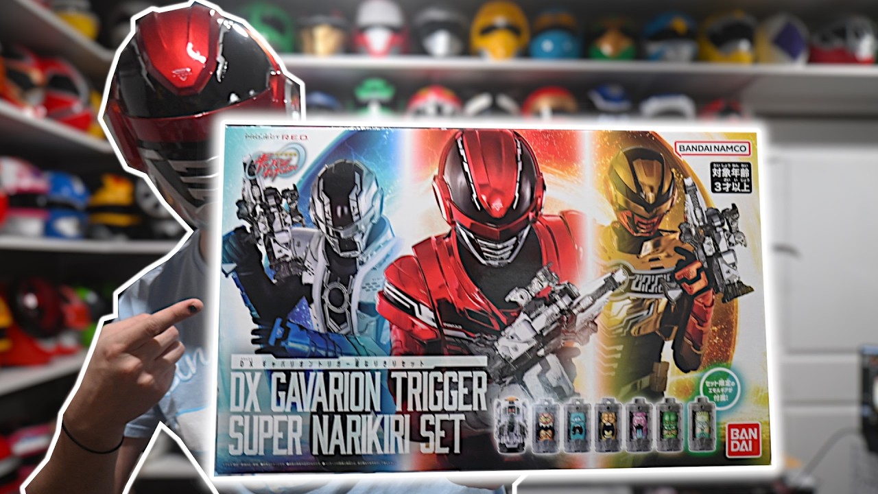 Super Space Sheriff Gavan Infinity DX Gavarion Trigger Super Narikiri Set Review