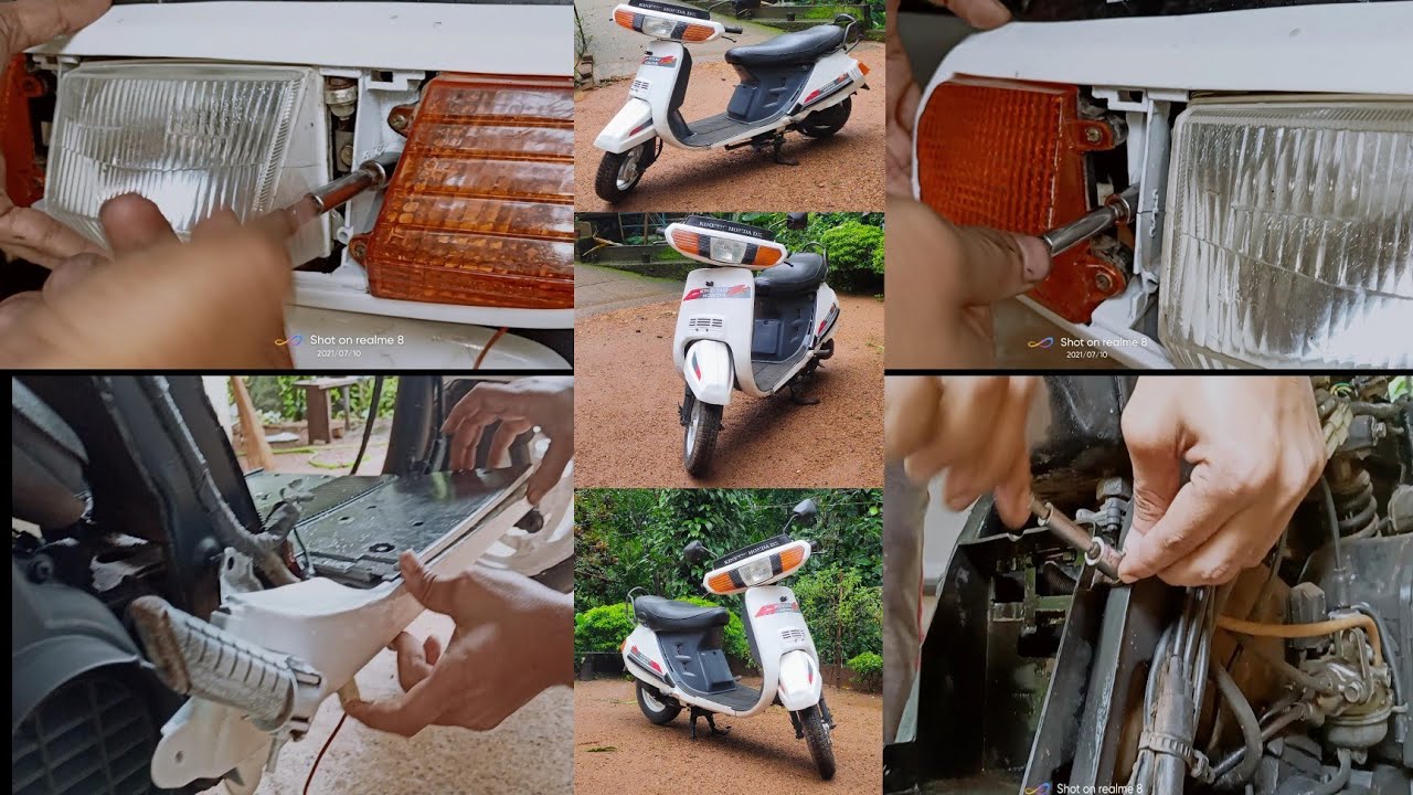 KINETIC HONDA Restoration /Part 3/Painting Restoration at Home Malayalam / Visual media malayalam