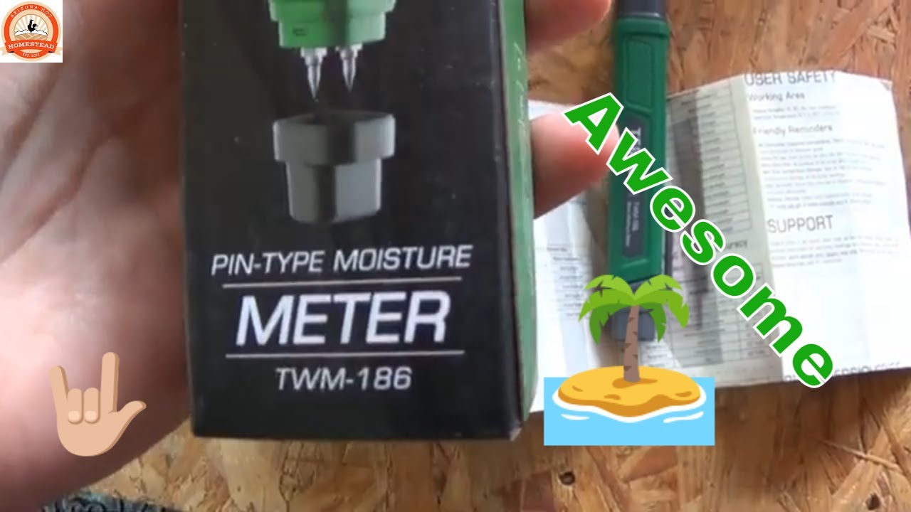 Tesmen Moisture Meter TWM 186 This Thing is Cool