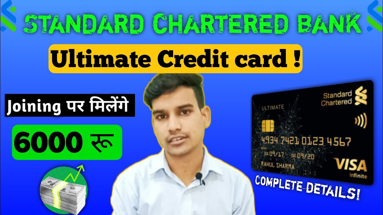 Standard Chartered Bank - Ultimate Credit Card Full Review In Hindi ! Benefits, Features,Eligibility