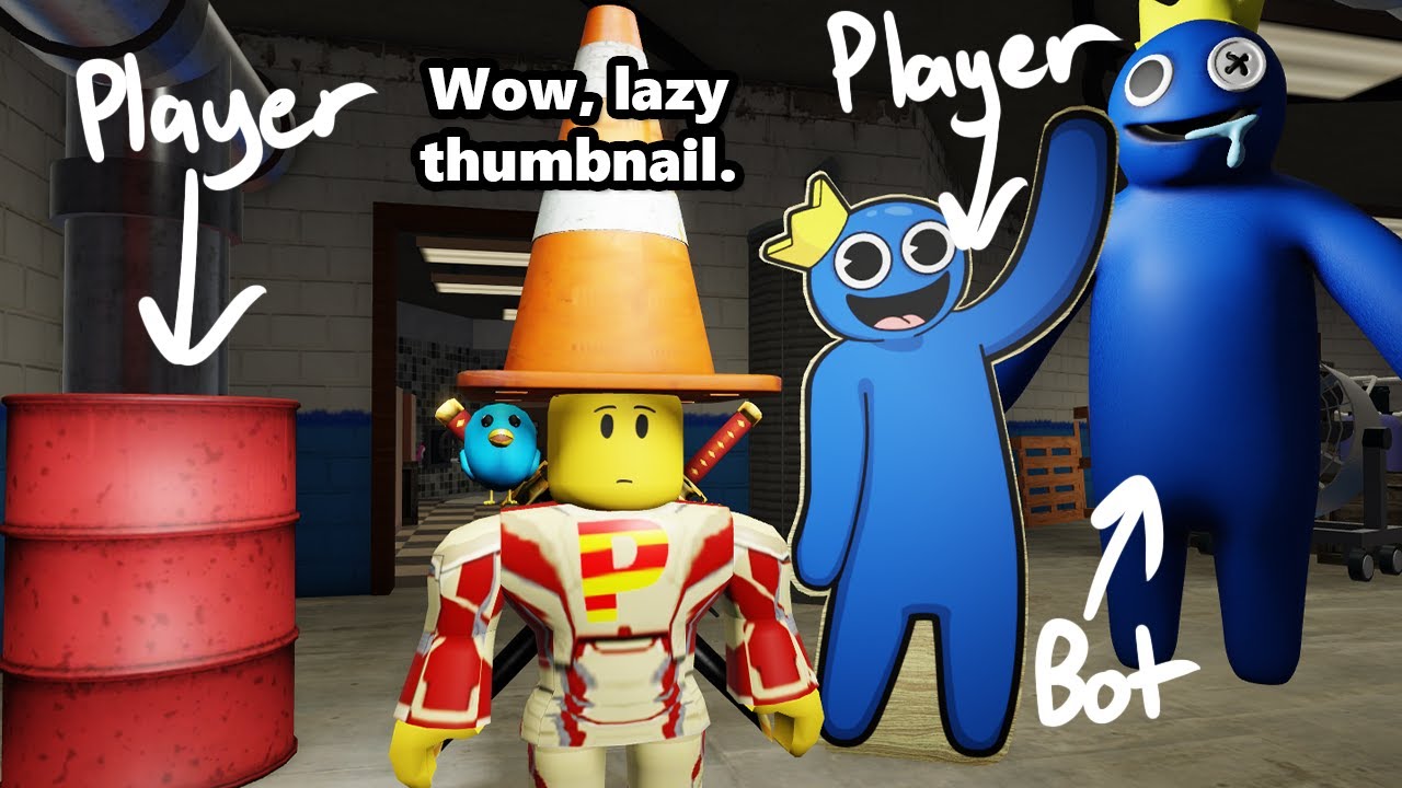 ROBLOX HIDE AS AN ITEM IN RAINBOW FRIENDS PROP HUNT?!