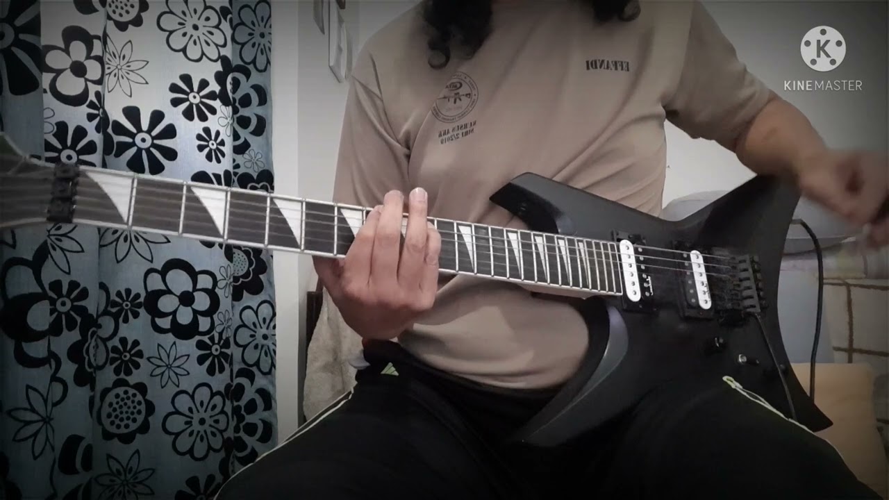 metalian tetap di sini full guitar solo cover