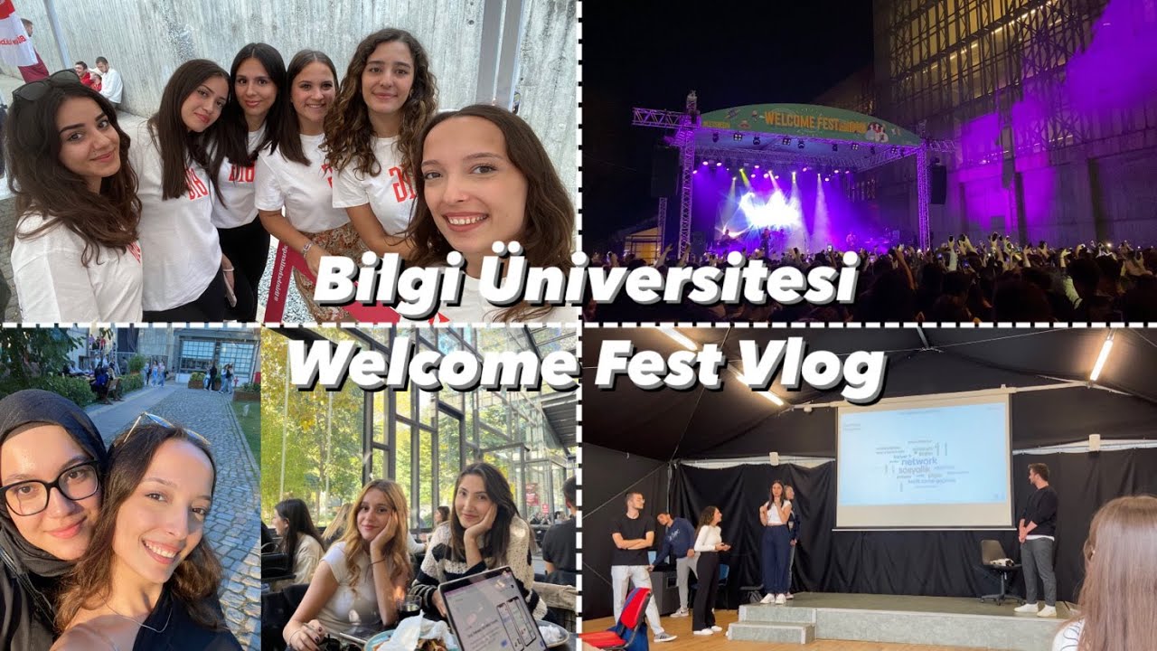 WELCOME FEST HAFTASI VLOG(KULÜP & KONSER) | BİLGİ ÜNİVERSİTESİ #vlog #bilgiüniversitesi #konser