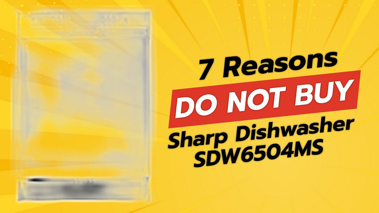 Обзор посудомоечной машины Sharp SDW6504MS: 7 причин НЕ покупать 🚫🍽️