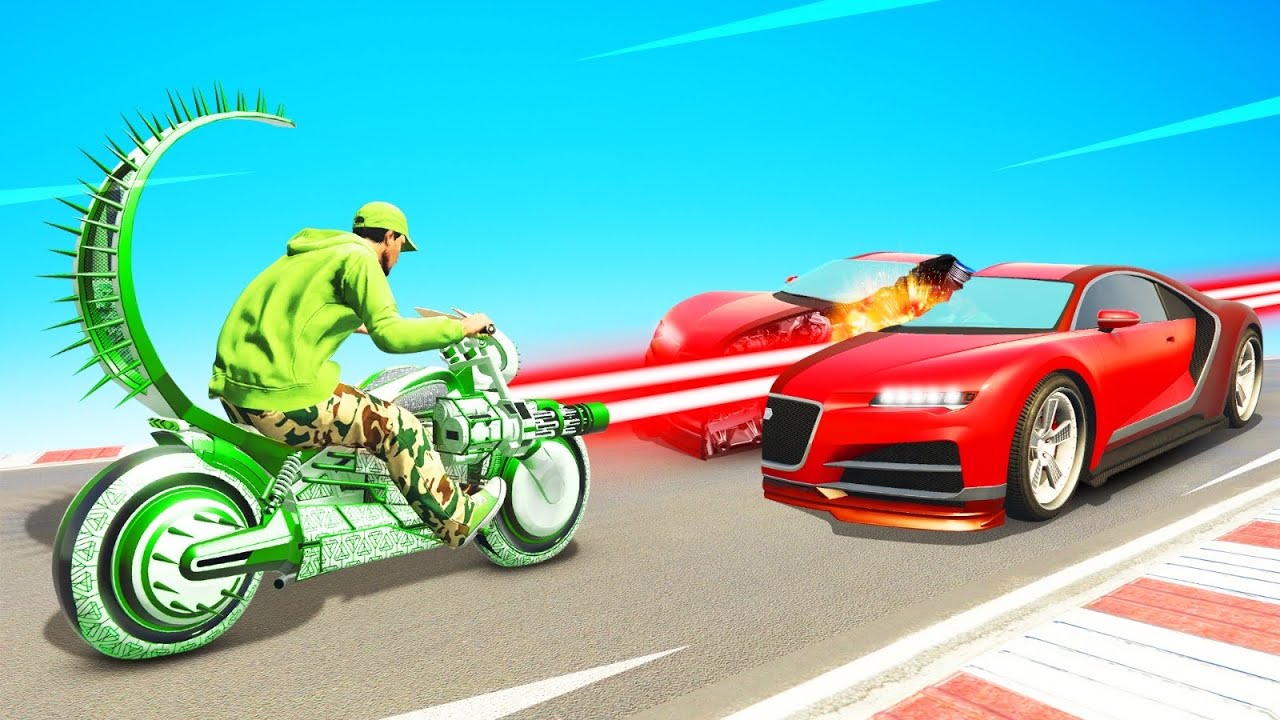 Лицом к лицу + ЛАЗЕР = БЕЗУМИЕ! (GTA 5)