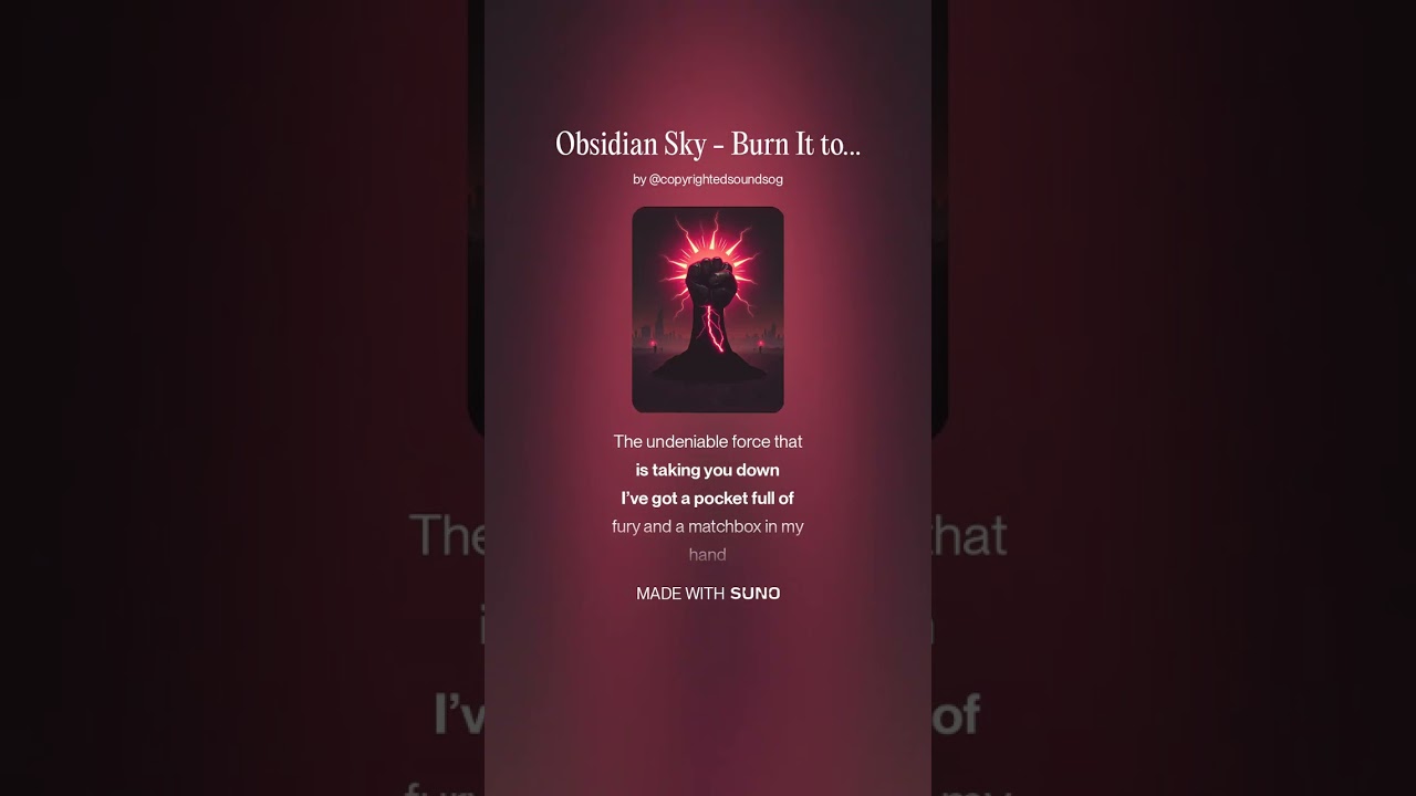 Obsidian Sky - Burn It to the Ground (feat. Jaxon Stone) [CS Release]