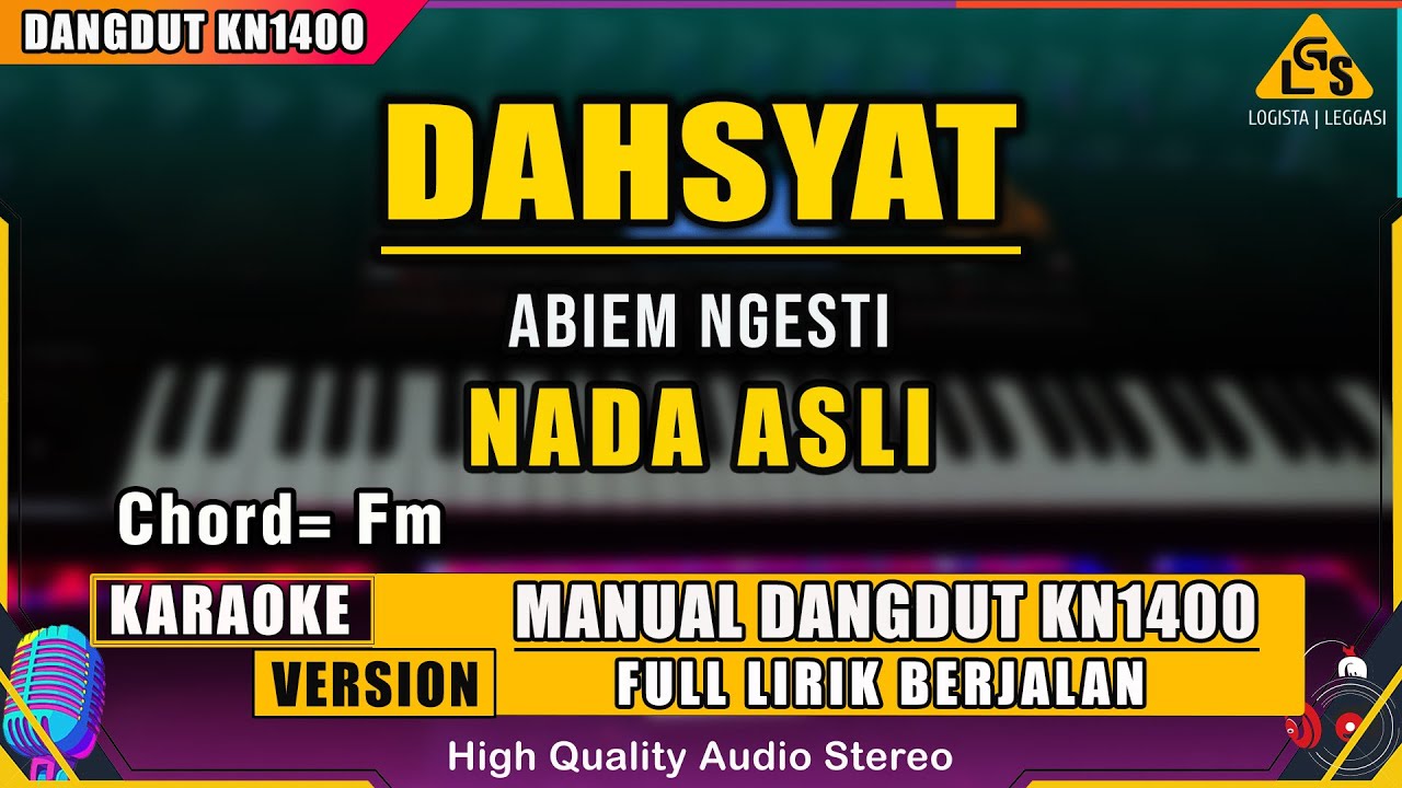 DAHSYAT - ABIEM NGESTI KARAOKE DANGDUT ORIGINAL KN1400