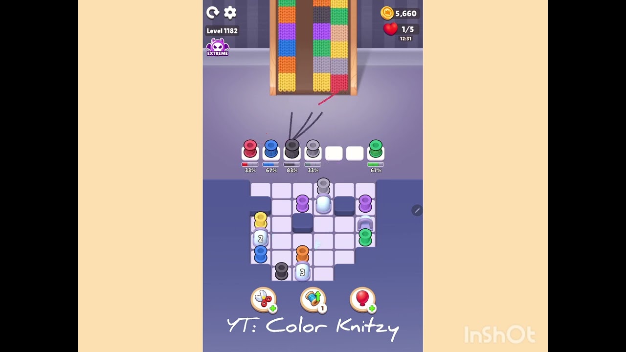 Color Knitzy level 1182 (EXTREME)