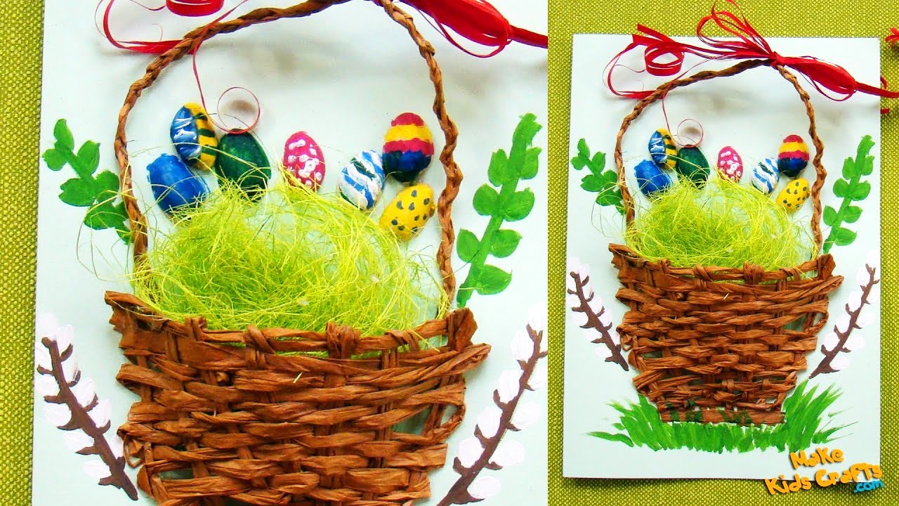 How to make a 3D Easter Card? | Craft Ideas | DIY