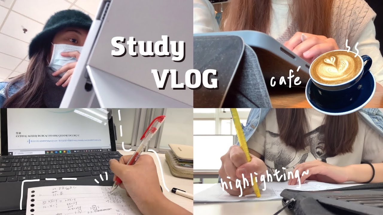 台大生vlog/ 大四下開學第一週🌻、圖書館讀書、寫滿計算紙📝/ study with me
