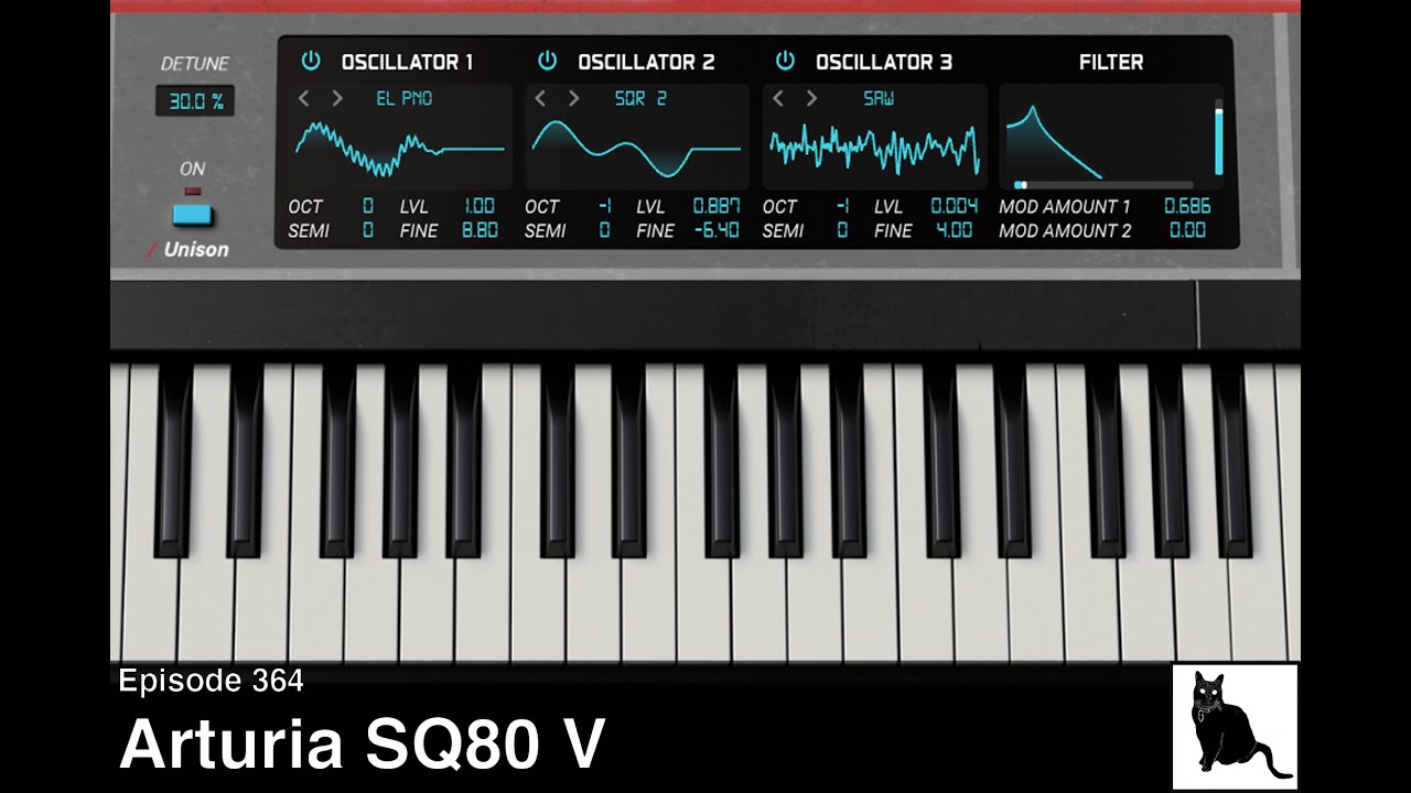 Arturia SQ80 V: подробная демонстрация и руководство