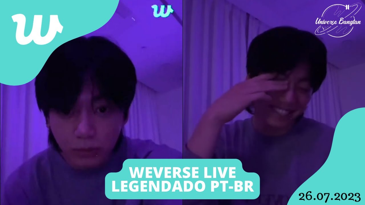[LEGENDADO PT-BR] Weverse Live Jungkook - 