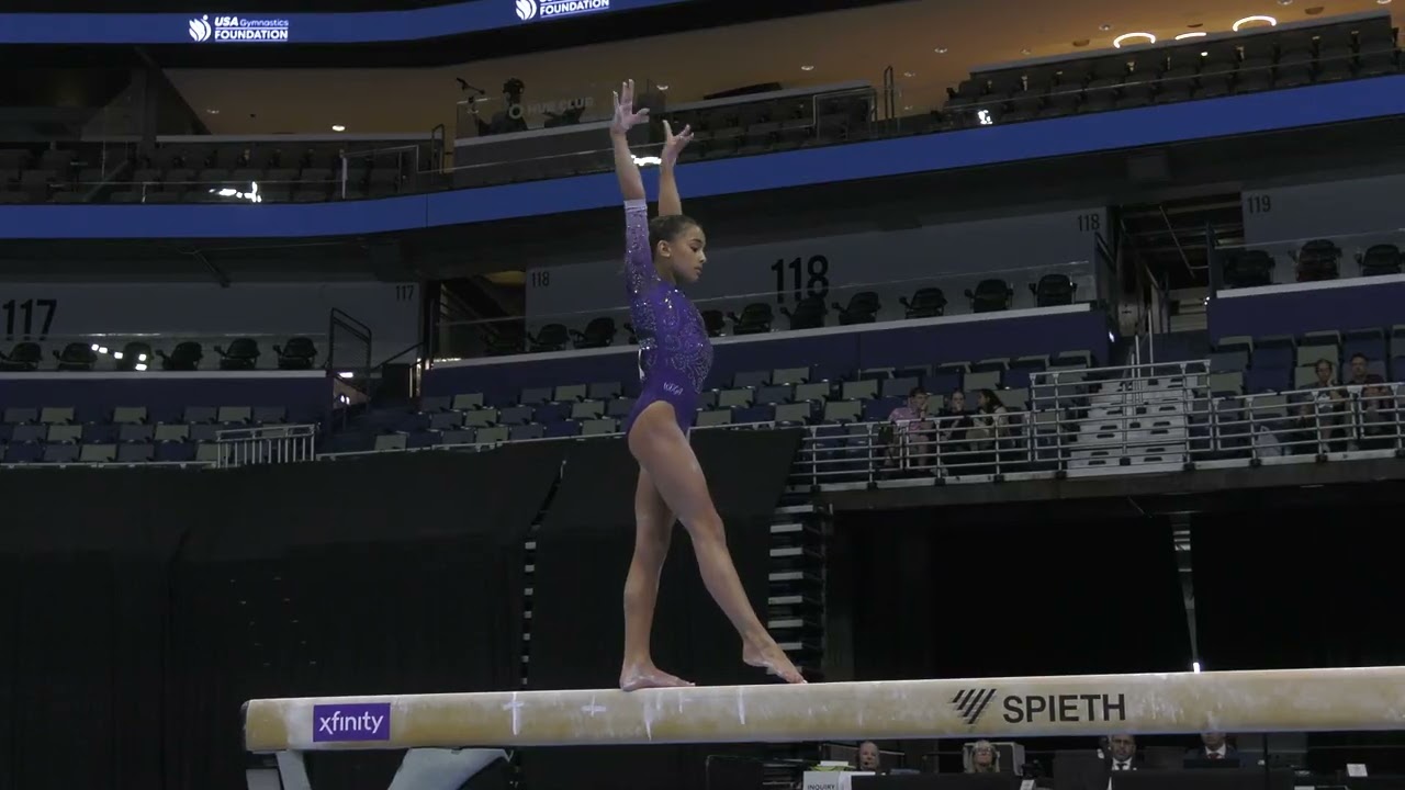 Isabella Anzola | Balance Beam | 2025 Xfinity U.S. Championships | Junior Women Day 2