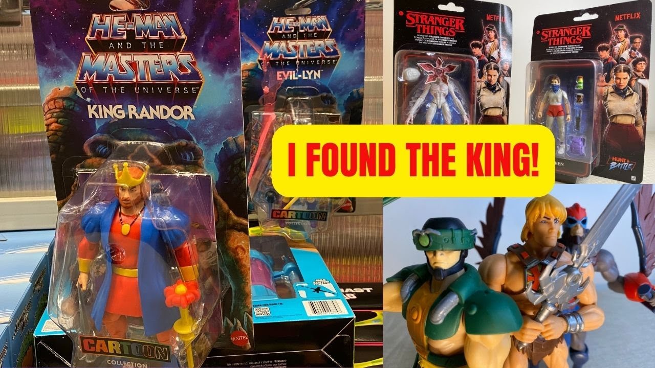 Toy Hunting in Joondalup (King Randor, Stranger Things & MOTU 200X)