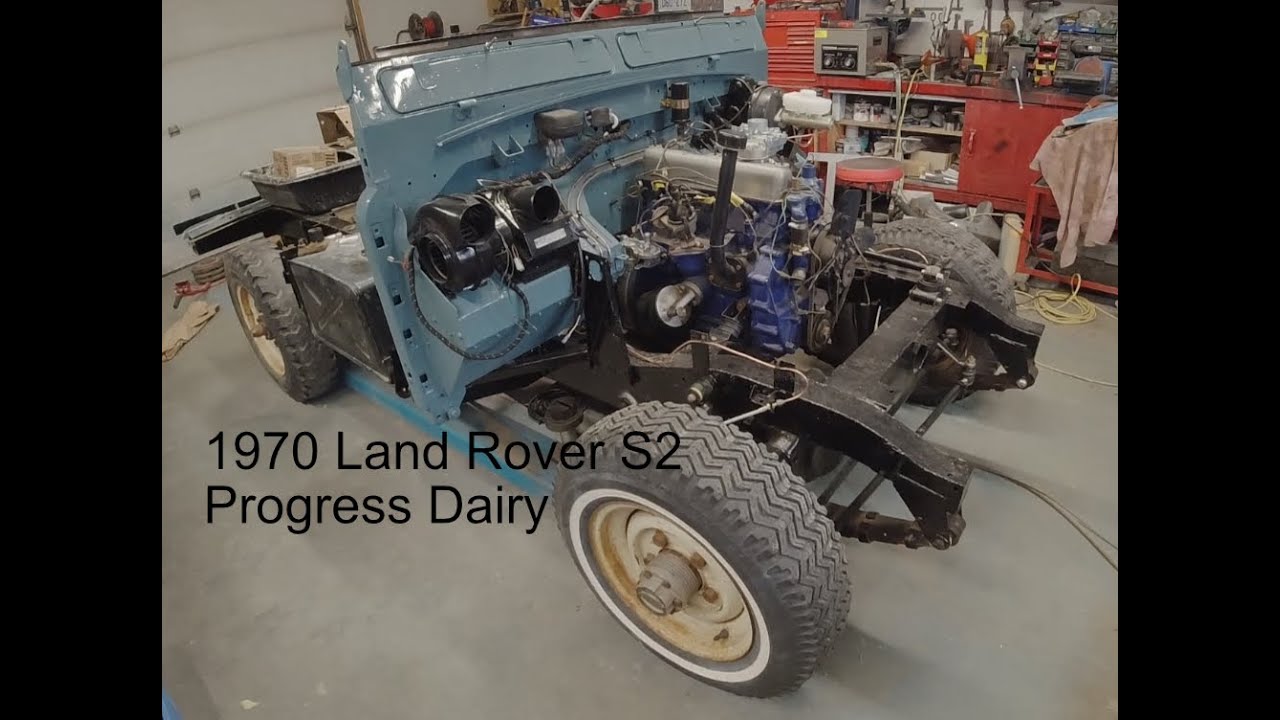 1970 Land Rover Series 2. Restoration progress.