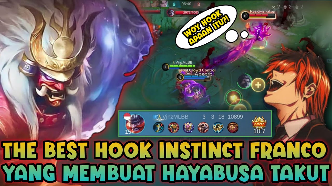 FRANCO KALI INI HOOKNYA ASLI SATISFYING BANGET DAN MEMBUAT HAYABUSA PUN LANGSUNG KETAR-KETIR!