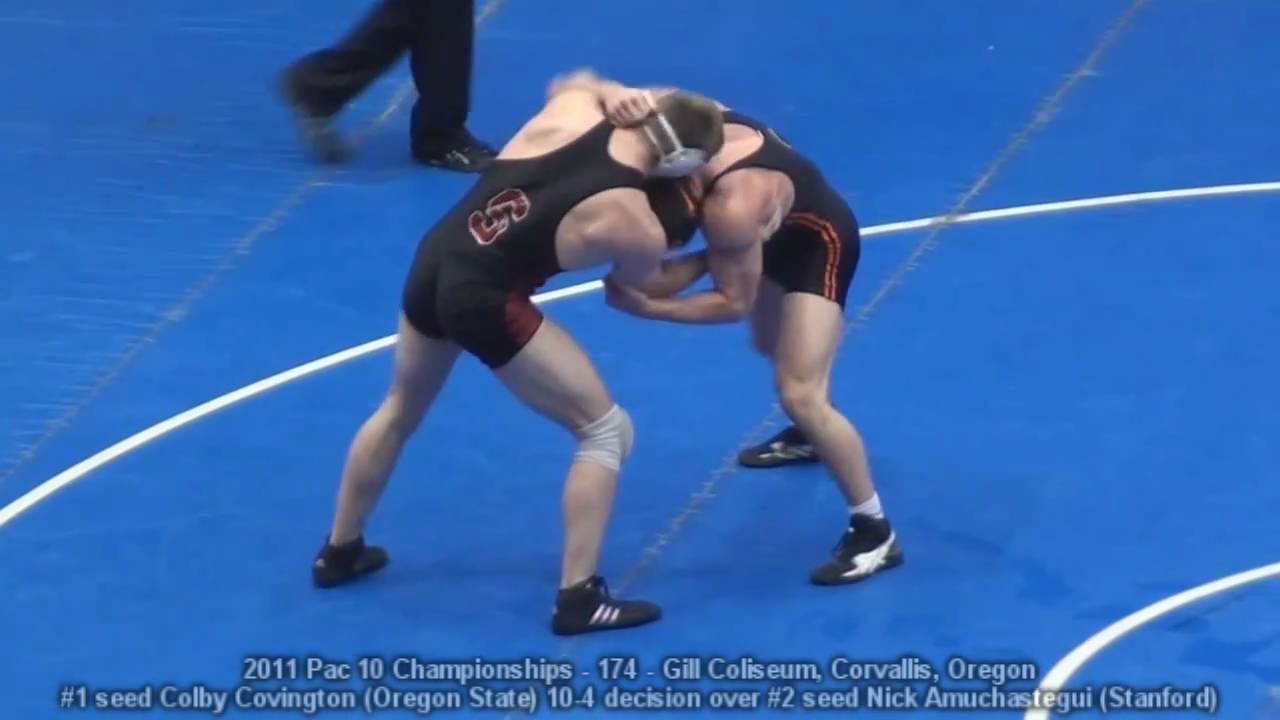 Colby Covington (OSU) vs Nick Amuchastegui (Stanford)